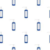 many identical sanitizer in soap dispenser for disinfection vector