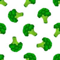 Illustration on theme of bright pattern grass broccoli vector