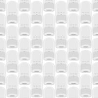 many identical sanitizer in soap dispenser for disinfection vector
