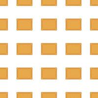 big set identical biscuit, kit colorful pastry cookie vector