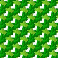 Illustration on theme of bright pattern grass broccoli vector