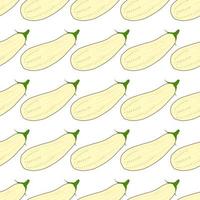 Illustration on theme of pattern eggplant vector