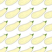 Illustration on theme of pattern eggplant vector