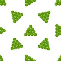 Illustration on theme of bright pattern green peas vector