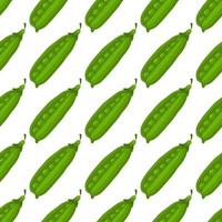 Illustration on theme of bright pattern green peas vector