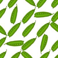 Illustration on theme of bright pattern green peas vector