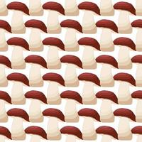 Illustration on theme of bright pattern brown mushroom vector