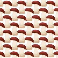 Illustration on theme of bright pattern brown mushroom vector