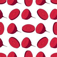 Illustration on theme of bright pattern sugar beet vector