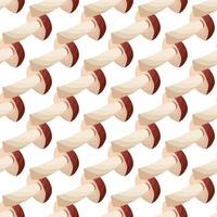 Illustration on theme of bright pattern brown mushroom vector