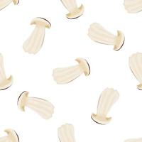 Illustration on theme of bright pattern brown mushroom vector