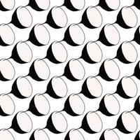 Illustration on theme of bright pattern black radish vector