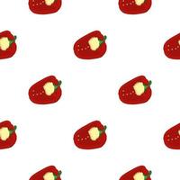 Illustration on theme of bright pattern bell pepper vector