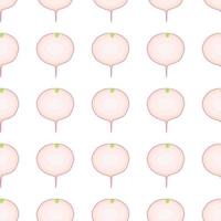 Illustration on theme of bright pattern red radish vector