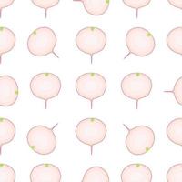 Illustration on theme of bright pattern red radish vector