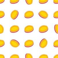 Ilustración sobre el tema de la batata patrón brillante vector