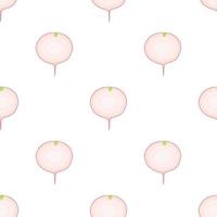 Illustration on theme of bright pattern red radish vector