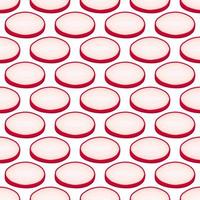 Illustration on theme of bright pattern red radish vector