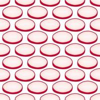 Illustration on theme of bright pattern red radish vector