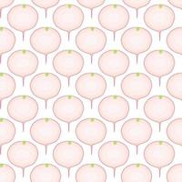 Illustration on theme of bright pattern red radish vector