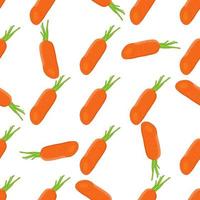 Illustration on theme of bright pattern yellow carrots vector