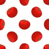 Illustration on theme of pattern red tomato vector