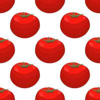 Ilustración sobre el tema del patrón de tomate rojo vector