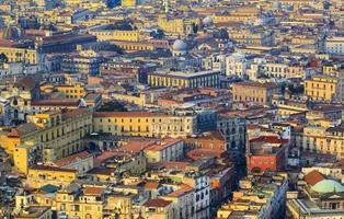 Skyline of the city of Naples photo