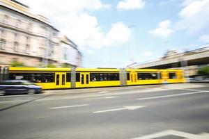 transporte de la ciudad de budapest foto