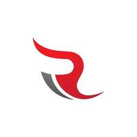 R letter logo and symbol vector