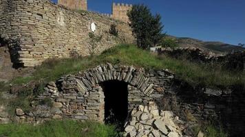 veduta aerea di un castello in yanguas video