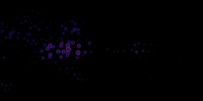 Dark Purple vector backdrop with mystery symbols.