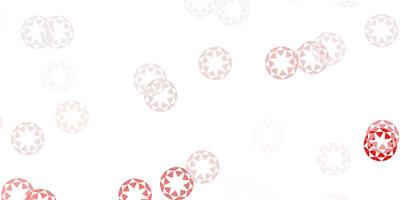 Light red vector backdrop with dots.