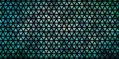 Light Blue, Green vector template with crystals, triangles.