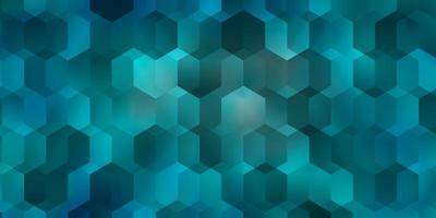 Light BLUE vector texture with colorful hexagons.