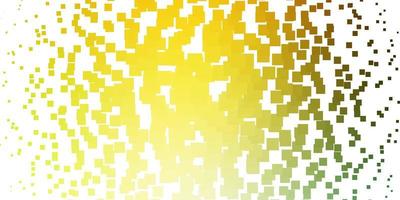 Light Green, Yellow vector backdrop with rectangles.