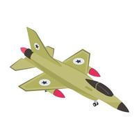Warplane and ,Military Jet vector
