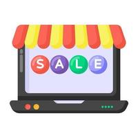 Online Sale Shopping vector