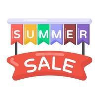 Summer Sale Labels vector