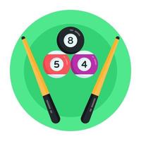 Billiard and Pool bards vector