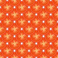 pattern red tomato, vegetable ketchup for seal vector