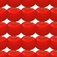 pattern red tomato, vegetable ketchup for seal vector