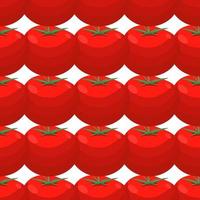 pattern red tomato, vegetable ketchup for seal vector