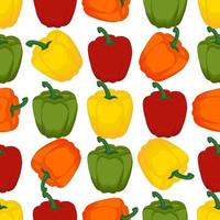 Illustration on theme of bright pattern bell pepper vector