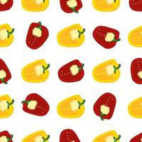 Illustration on theme of bright pattern bell pepper vector