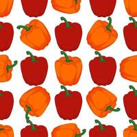 Illustration on theme of bright pattern bell pepper vector