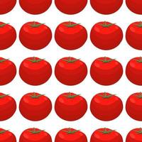 pattern red tomato, vegetable ketchup for seal vector