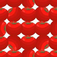 pattern red tomato, vegetable ketchup for seal vector