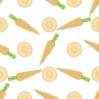 Illustration on theme of pattern plant parsnip vector