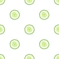 Illustration on theme of bright pattern green cucumber vector